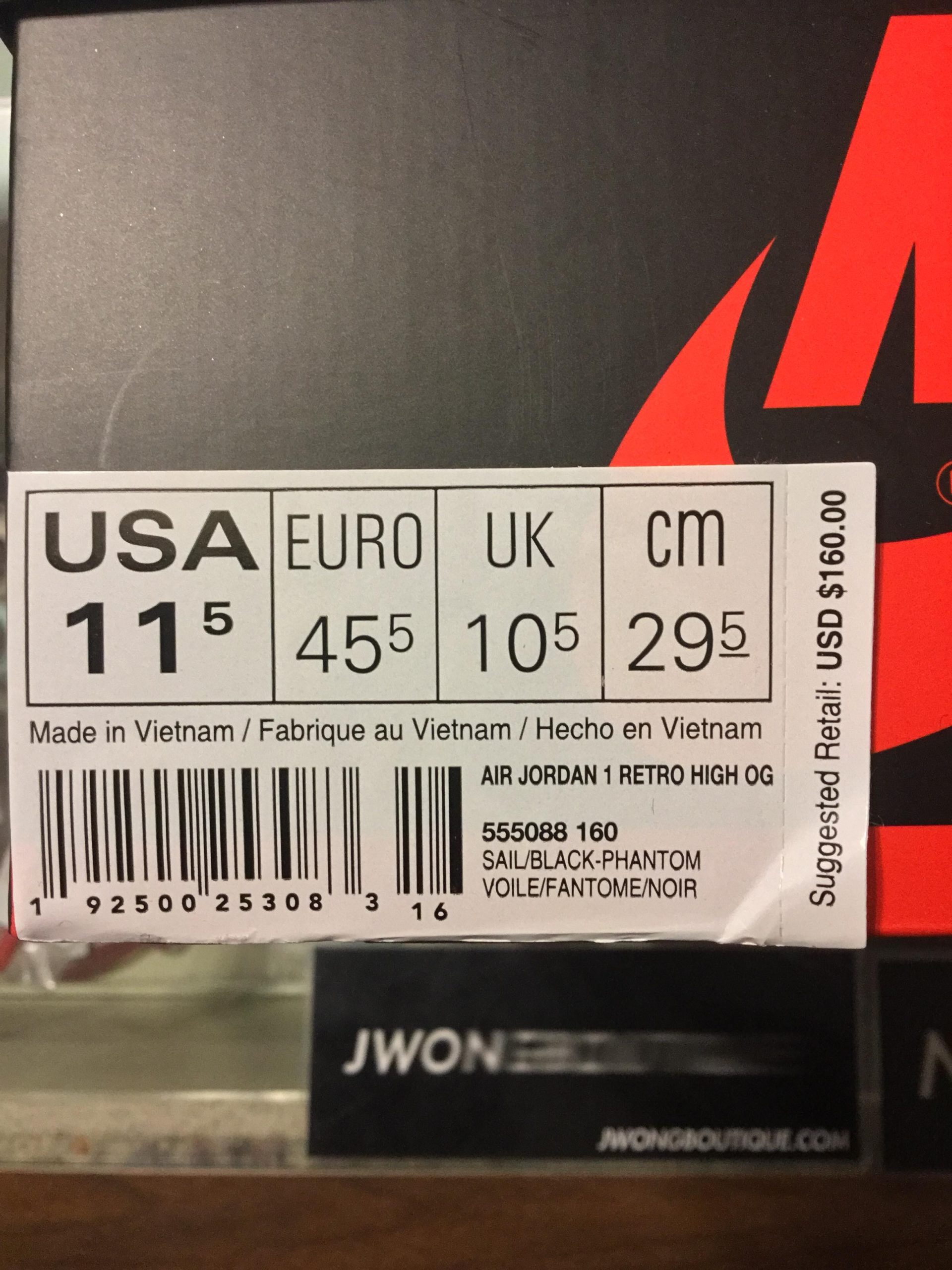 2019 Nike Air Jordan I Phantom Gym Red Men - Image 14