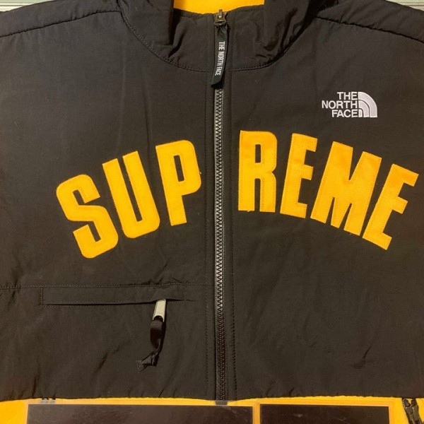 2019 The North Face TNF Arc Logo Denali Fleece Jacket Yellow