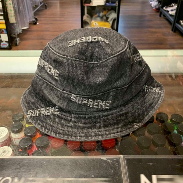 2019 Sup Logo Denim Crusher Black
