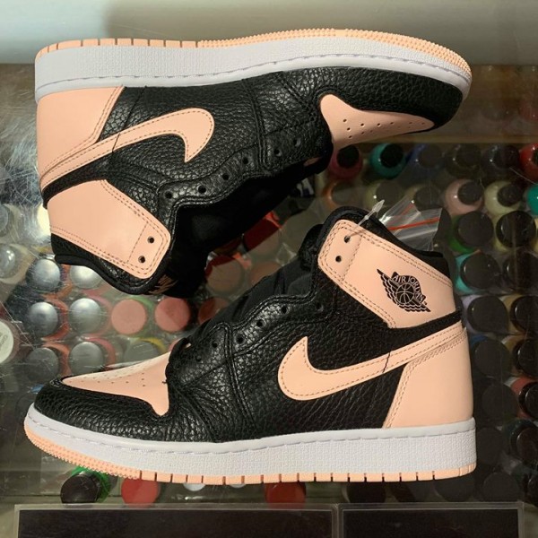2019 Nike Air Jordan I Black Crimson Tint Youth 