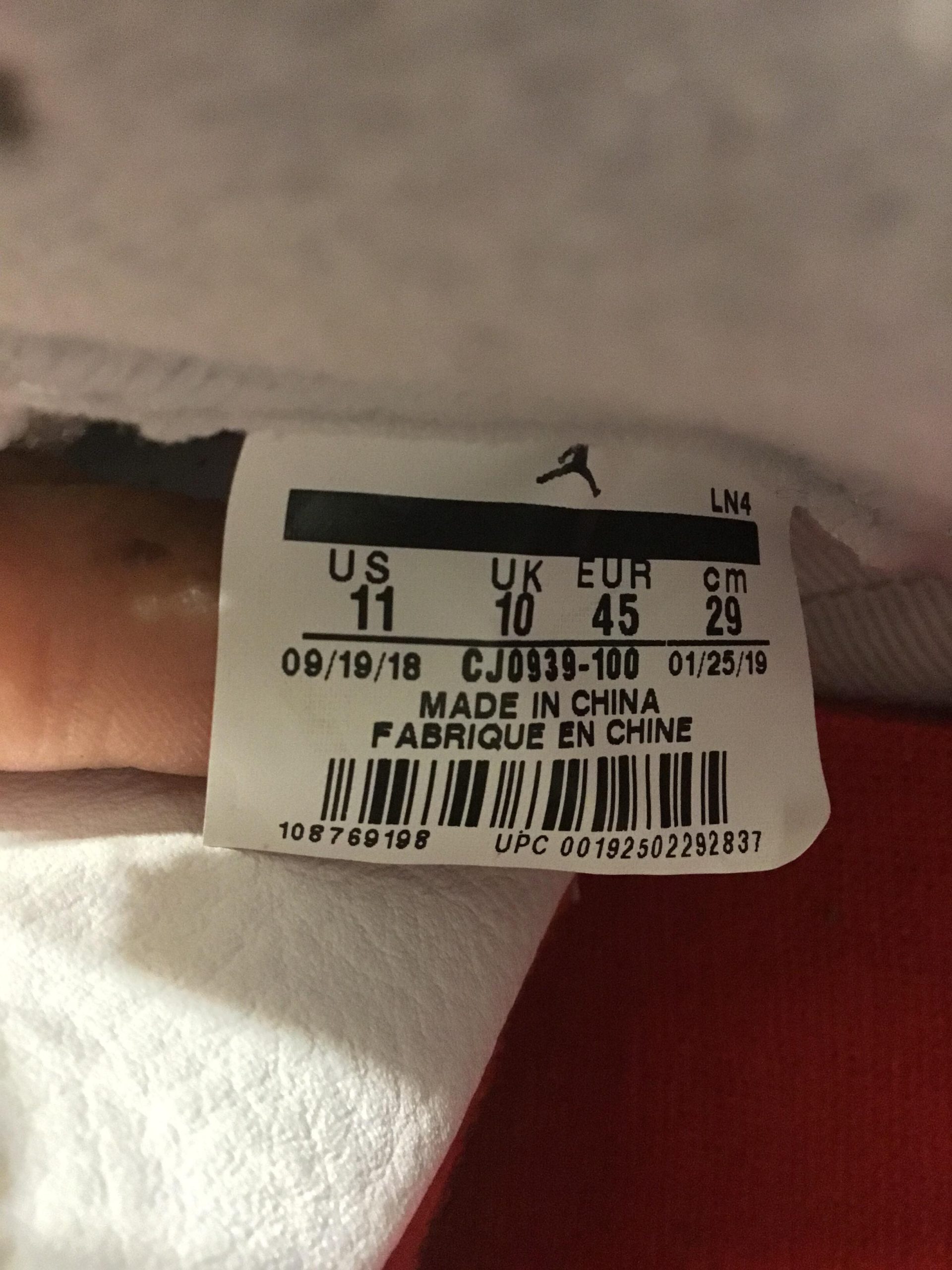 2019 Nike Air Jordan III Tinker White University Red Men - Image 29