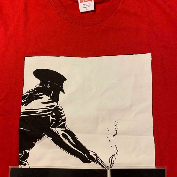 2014 Sup Raymond Pettibon Bang Tee Red