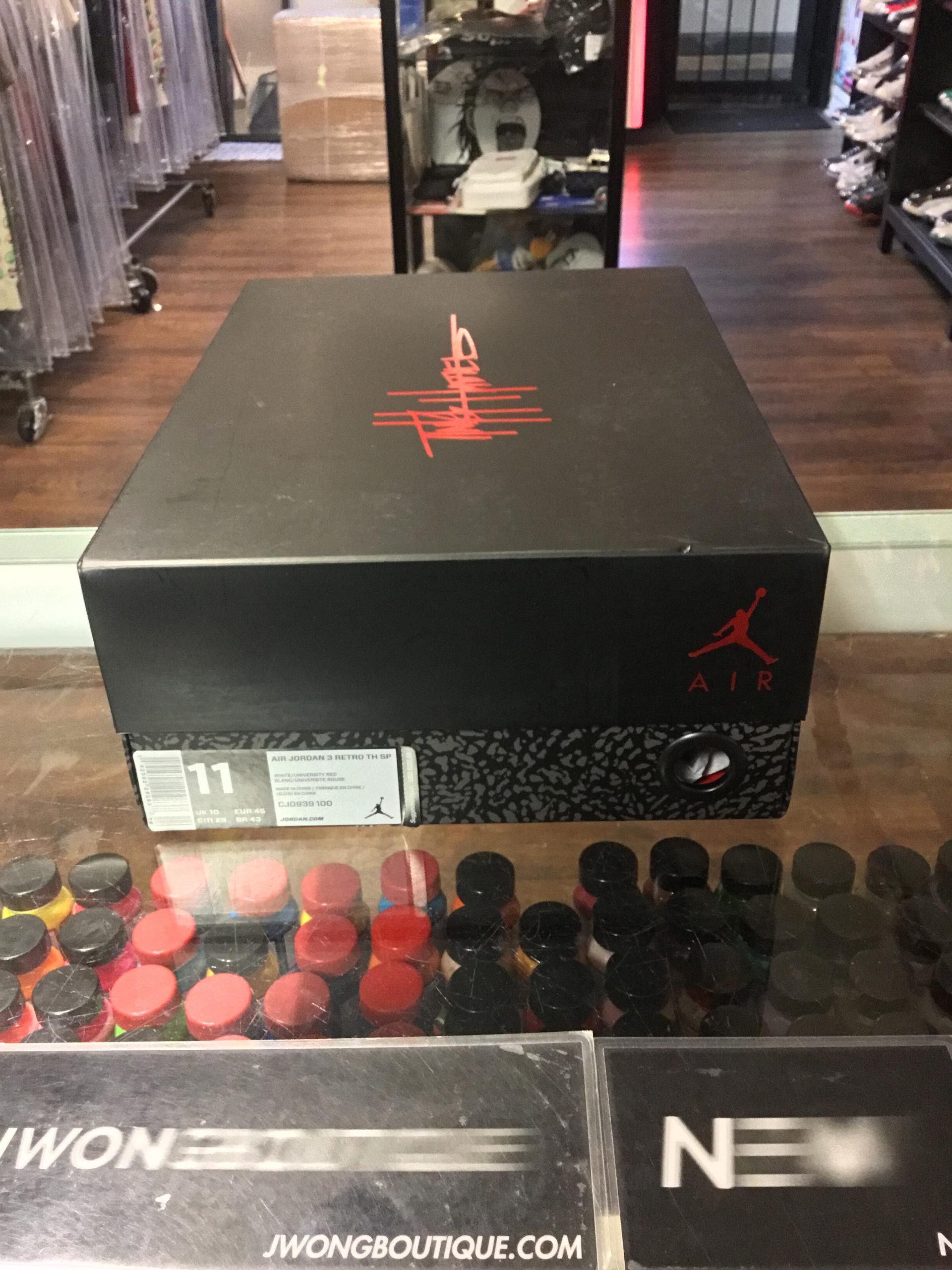 2019 Nike Air Jordan III Tinker White University Red Men - Image 8