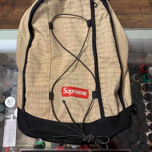2013 Sup Crocodile Backpack Tan