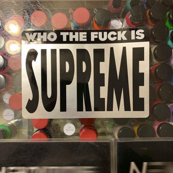 2019 Who The Fuck Sticker