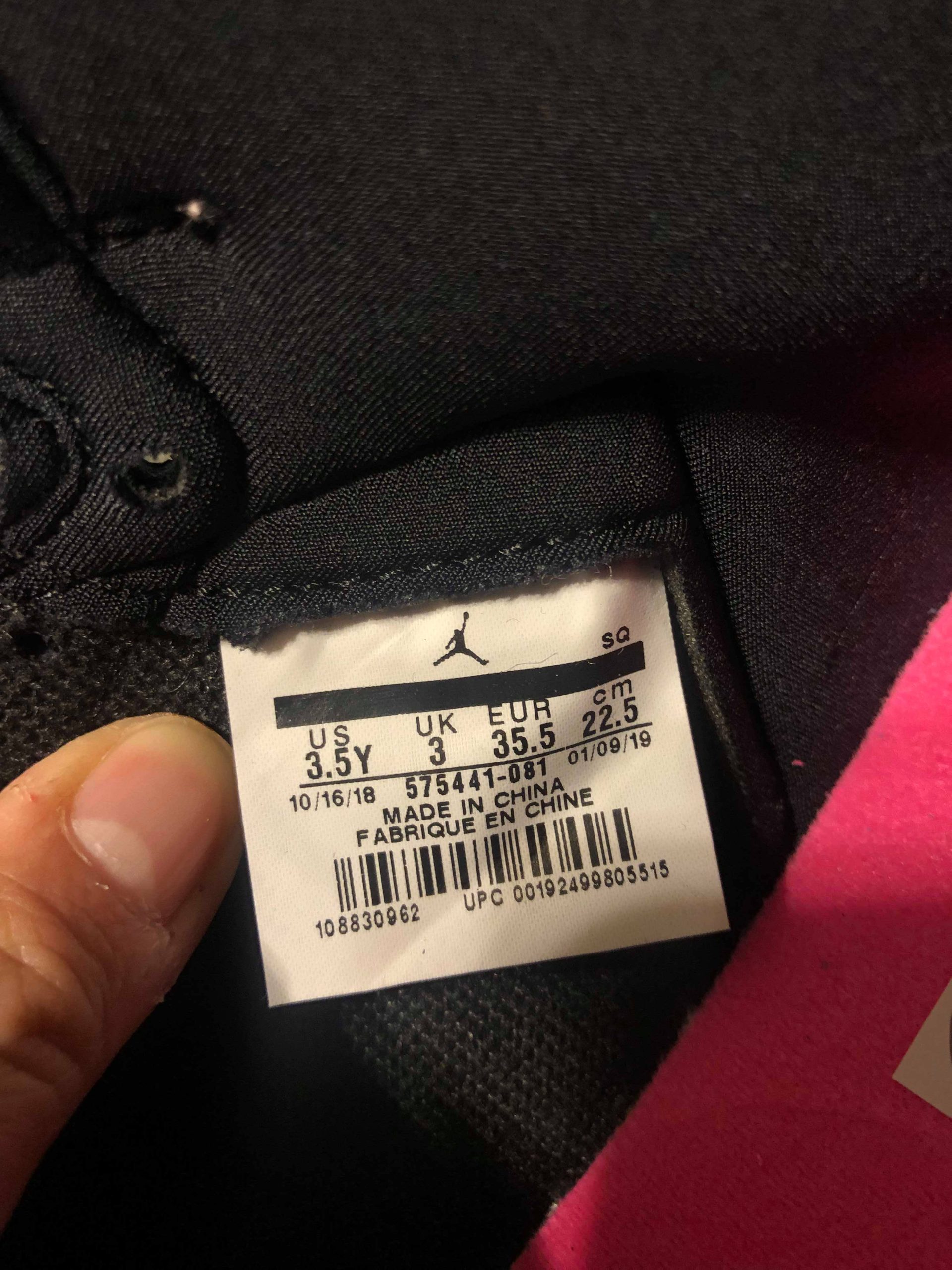 2019 Nike Air Jordan I Black Crimson Tint Youth - Image 25