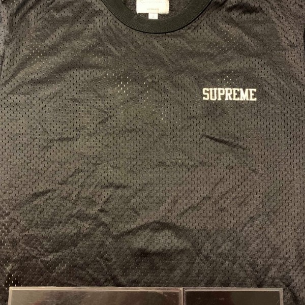 2015 Sup Thrasher Mesh Crewneck Black