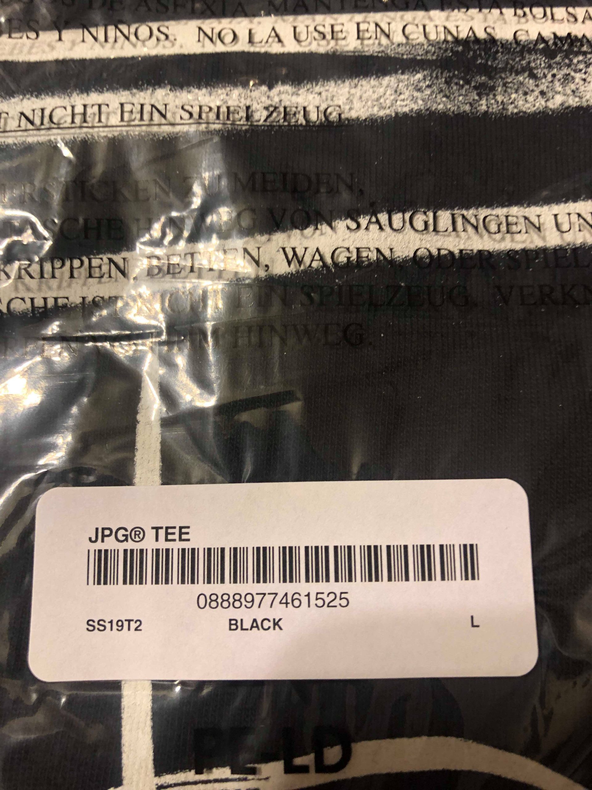 2019 Sup Jean Paul Gaultier Tee Box Logo - Image 10