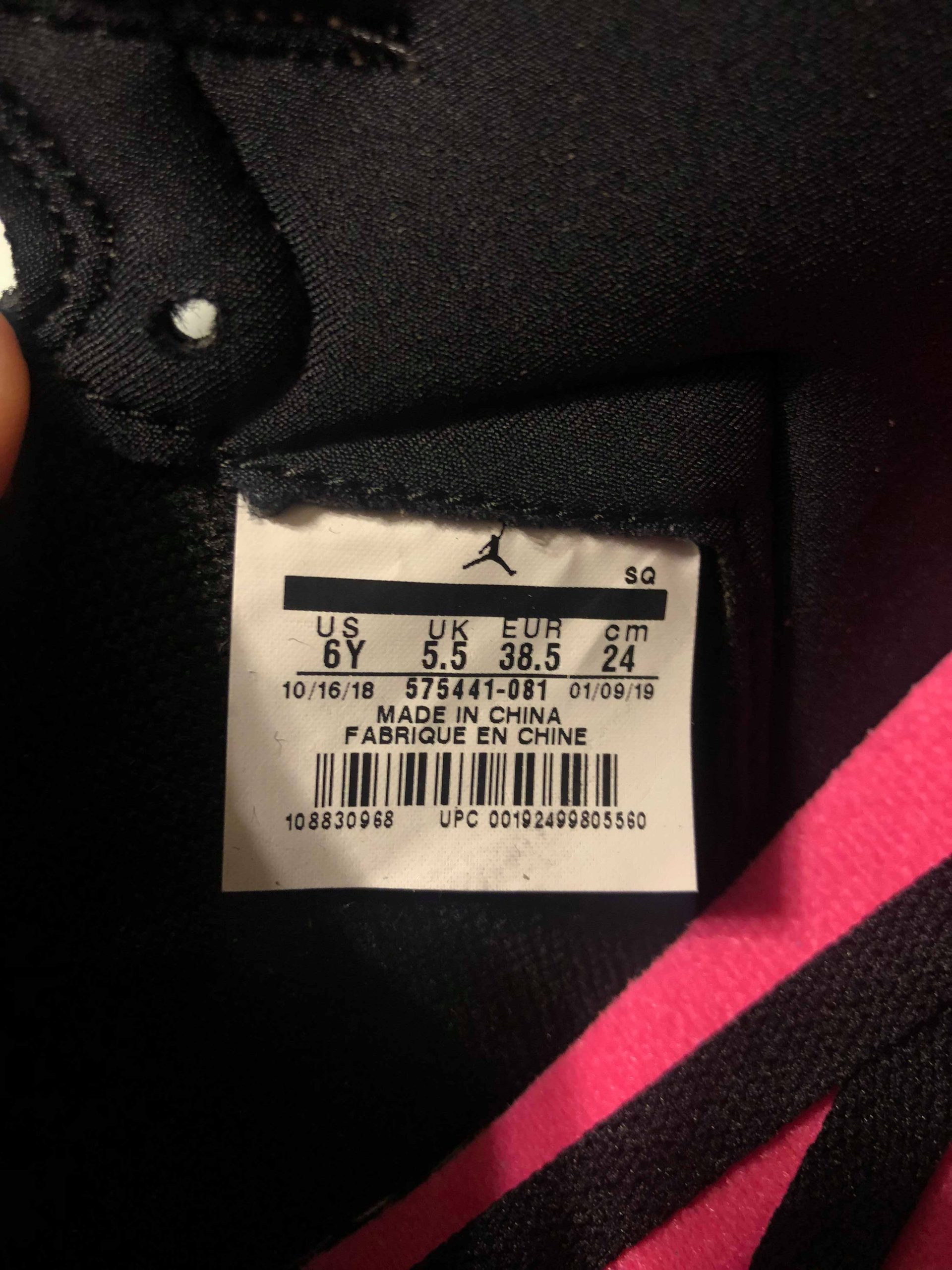 2019 Nike Air Jordan I Black Crimson Tint Youth - Image 28