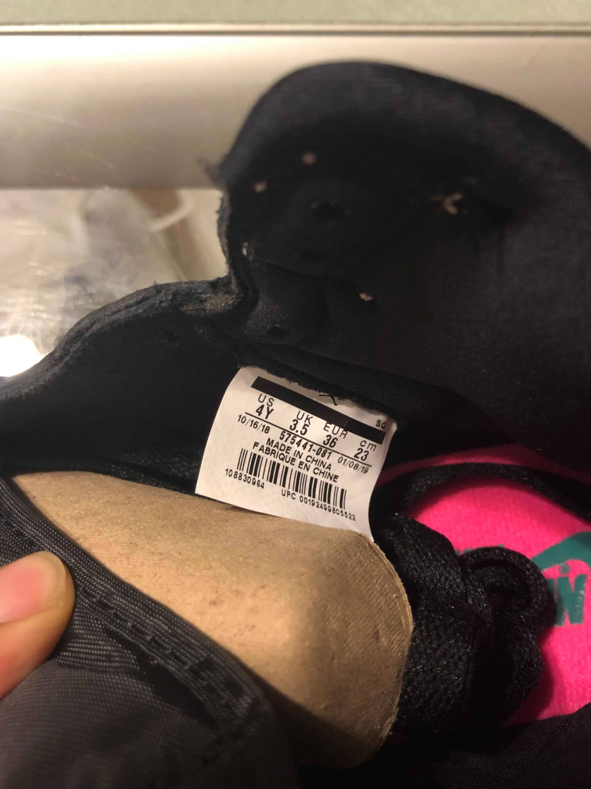 2019 Nike Air Jordan I Black Crimson Tint Youth - Image 26