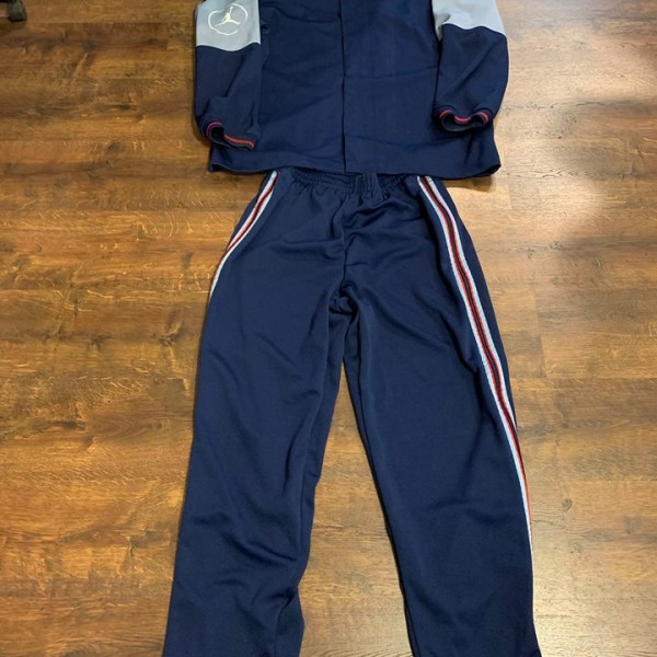 2002 Michael Jordan Performance Of Excellence Warm Up Suit Navy
