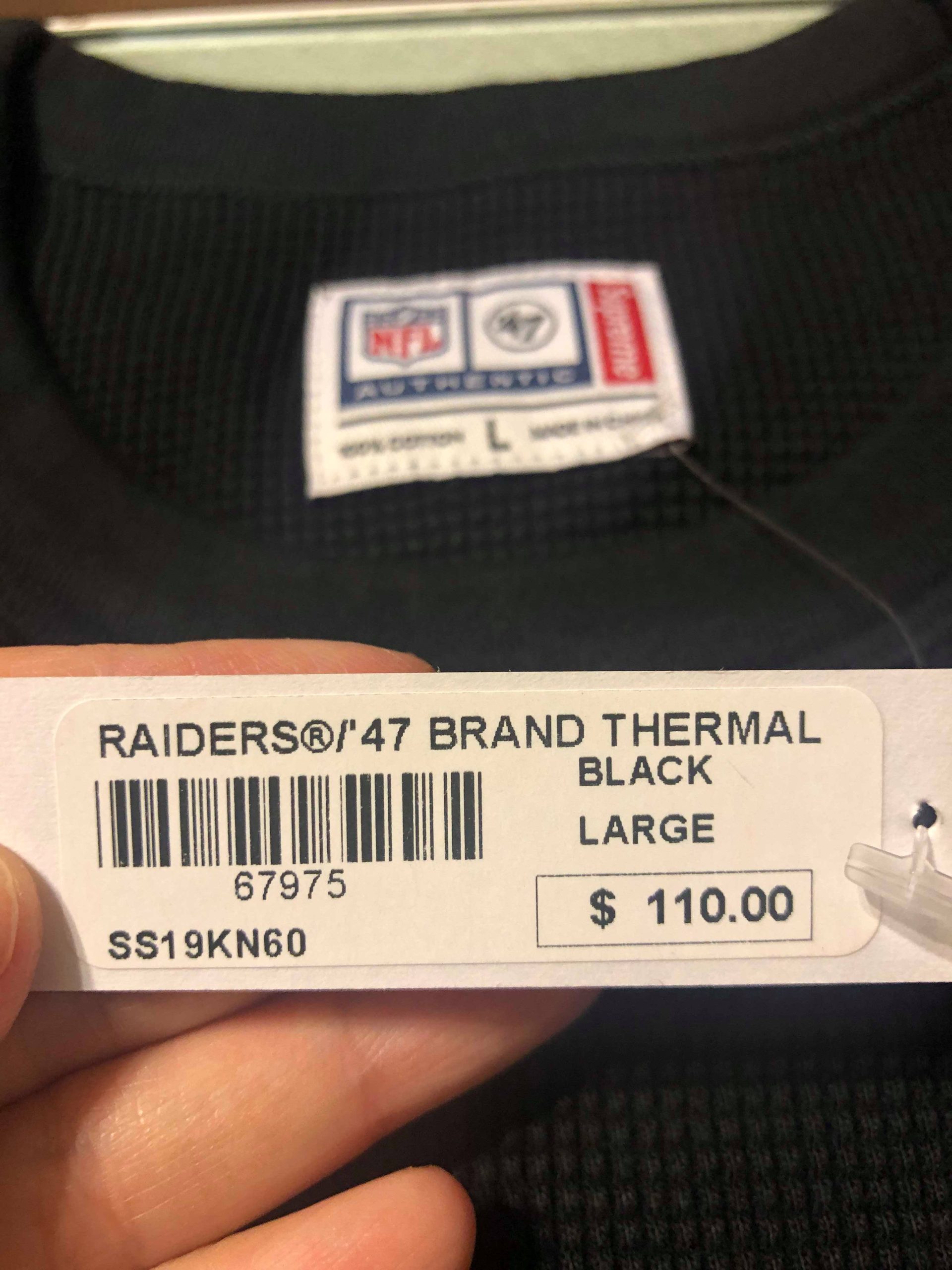 2019 Sup NFL x Raiders x 47 Thermal - Image 9