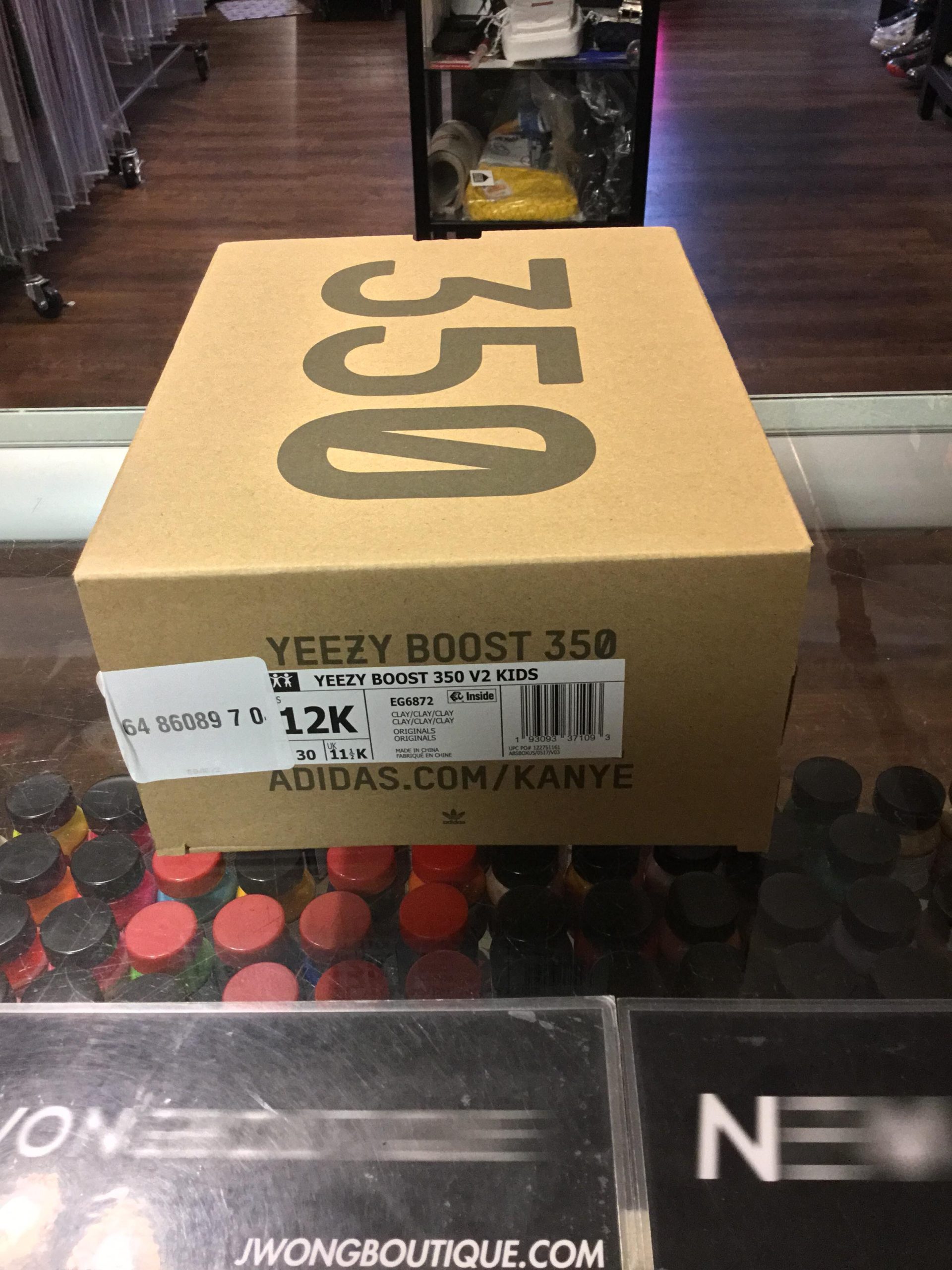 2019 Adidas Yeezy Boost 350 V2 Clay Preschool Kids - Image 4