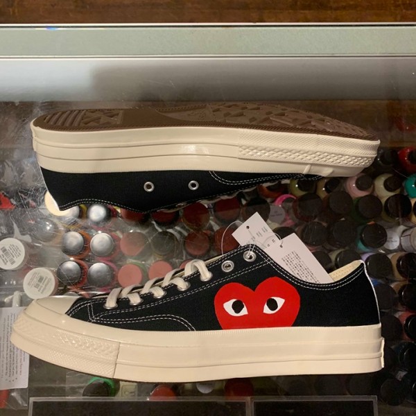 2019 Converse Comme des Garcons CDG Low Chuck Taylor High All Star 70s Ox Black