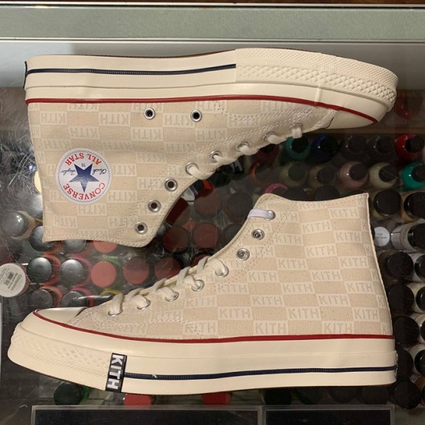 2019 Converse Chuck Taylor All-Star 70s Hi Kith Classics White Parchment Men 