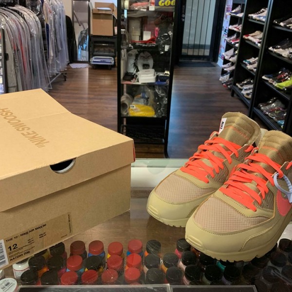 2019 Nike The 10 Off White Air Max 90 Desert Ore