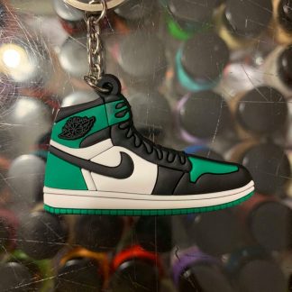 2018 Nike Air Jordan I High Pine Green 2D Keychain