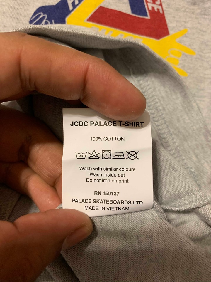 palace jcdc shirt