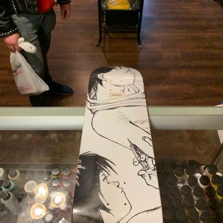 2017 Sup Akira Syringe Skateboard Deck Black