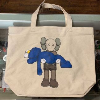 2019 Uniqlo Kaws Gone Tote Bag Natural