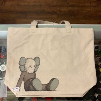 2019 Uniqlo Kaws Holiday Tote Bag Natural