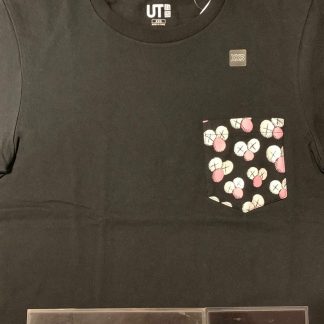 2019 Uniqlo Kaws BFF Pocket Tee Black