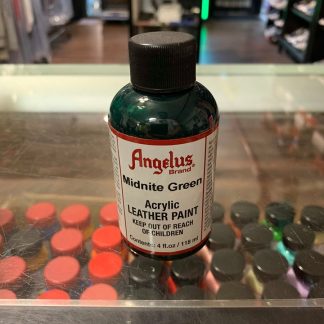 Angelus Midnite Green Acrylic Leather Paint 4 FL OZ