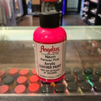 Angelus Neon Parisian Pink Acrylic Leather Paint 4 FL OZ