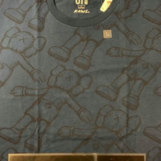 2019 Uniqlo Kaws All Over Holiday Print Tee Blue