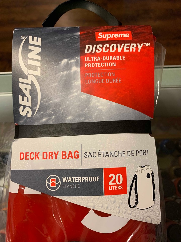 2019 Supreme Seal Line Discovery Dry Bag 20L Red | Jwong Boutique