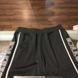 2019 Sup Rhinestone Basketball Short Black