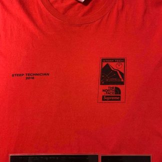 2016 Sup The North Face Steep Tech Tee Red
