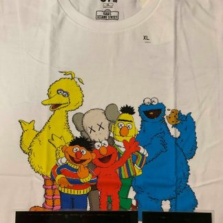 2018 Kaws Uniqlo Sesame Street Group Tee White