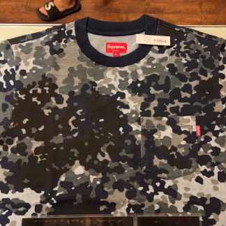 2019 Sup SS Pocket Tee Navy German Camo