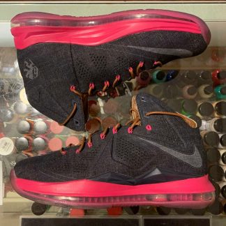 2013 Nike Lebron X EXT Denim QS Men Yellowing