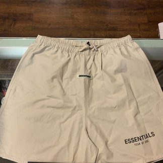 2019 Fear Of God FOG Essentials Sweat Shorts Tan