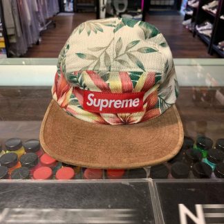 2012 Sup Floral Suede Camp Cap Brown