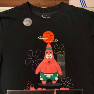2019 Nike Kyrie x Spongebob Dri Fit Patrick Star Tee Black
