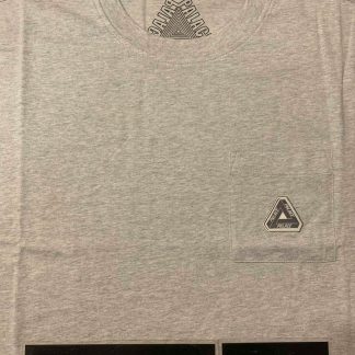 2019 Palace Sofar Pocket Tee Grey Marl