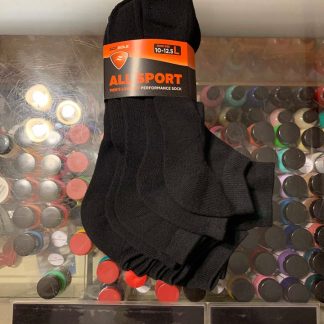 2017 Sof Sole All Sport Men Low Cut Performance Socks Black