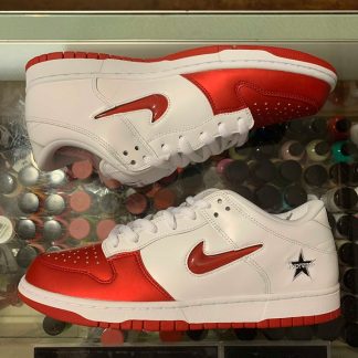 2019 Sup Nike SB Dunk Low Jewel Swoosh Red Men