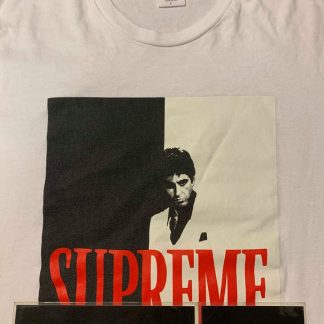 2017 Sup Scarface Split Tee White