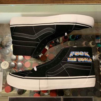 2019 Vans Sup SK8 HI Fuck The World Black Men