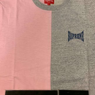 2019 Sup Split Short Sleeve Top Heather Grey