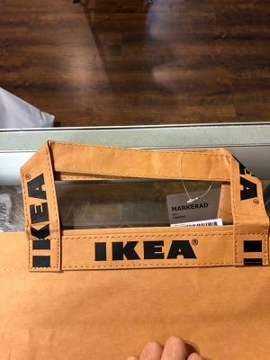 2019 Off White Virgil Abloh Ikea Markerad Sculpture Medium Bag Brown - Image 4