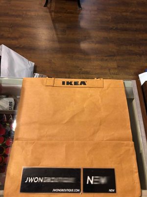 2019 Off White Virgil Abloh Ikea Markerad Sculpture Medium Bag Brown - Image 2