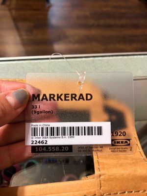 2019 Off White Virgil Abloh Ikea Markerad Sculpture Medium Bag Brown - Image 10