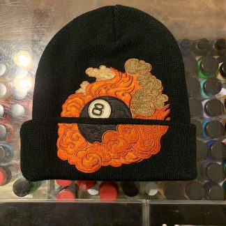 2019 Sup Martin Wong 8 Ball Beanie Black