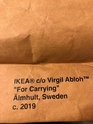 2019 Off White Virgil Abloh Ikea Markerad Sculpture Medium Bag Brown - Image 6