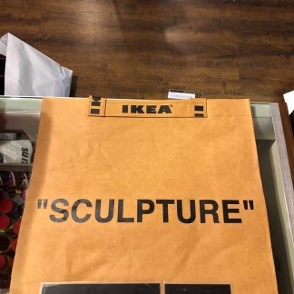 2019 Off White Virgil Abloh Ikea Markerad Sculpture Medium Bag Brown